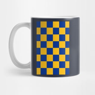 Leicester Checkered Flag (Red and White) Mug